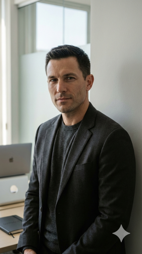 The Silicon Valley Minimal Authority Portrait AI Tech Founder Headshot