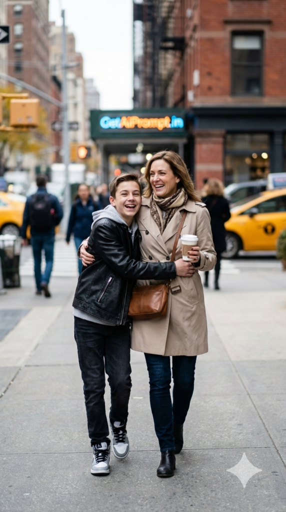 Rustic Farm Path Golden Walk Lifestyle Photography AI Prompt