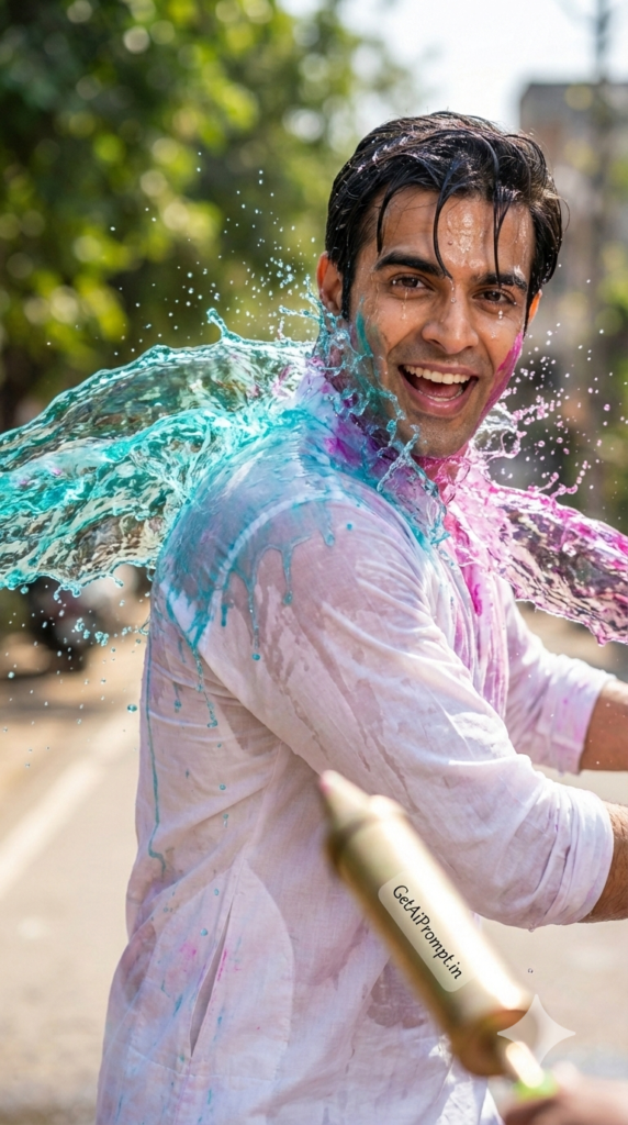 Water Splash Slow Motion Shot Cinematic Physics Craze Liquid AI Photography