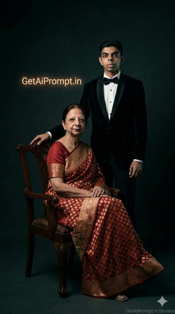 Option 10 Museum-Style Classic Frame Chiaroscuro Portrait