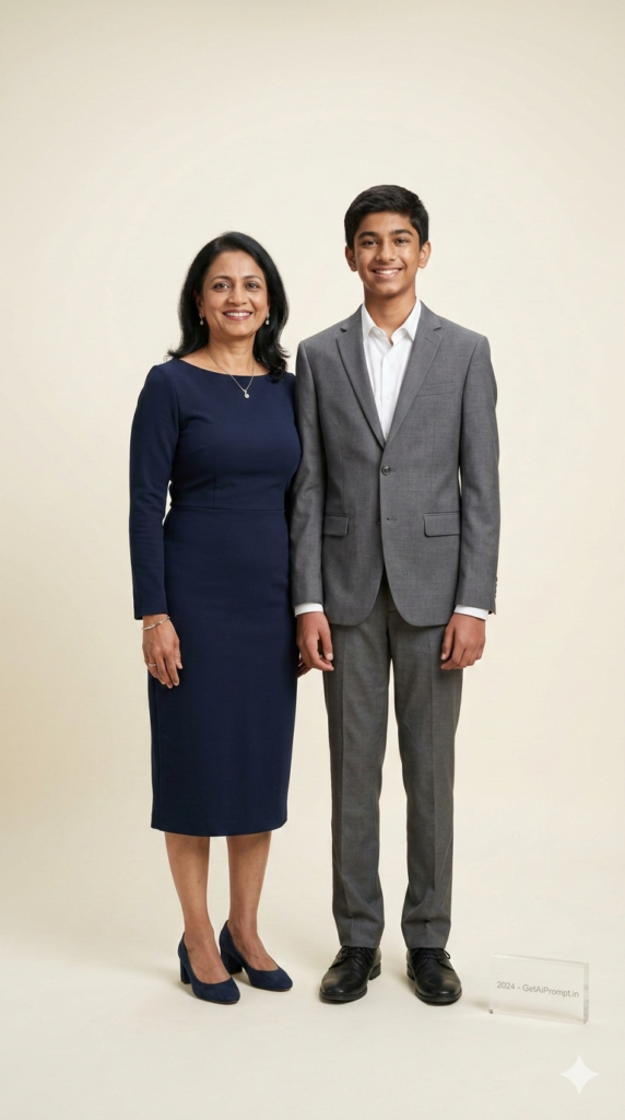 Option 41 Annual Standing Frame Height Evolution AI Mother Son Growth