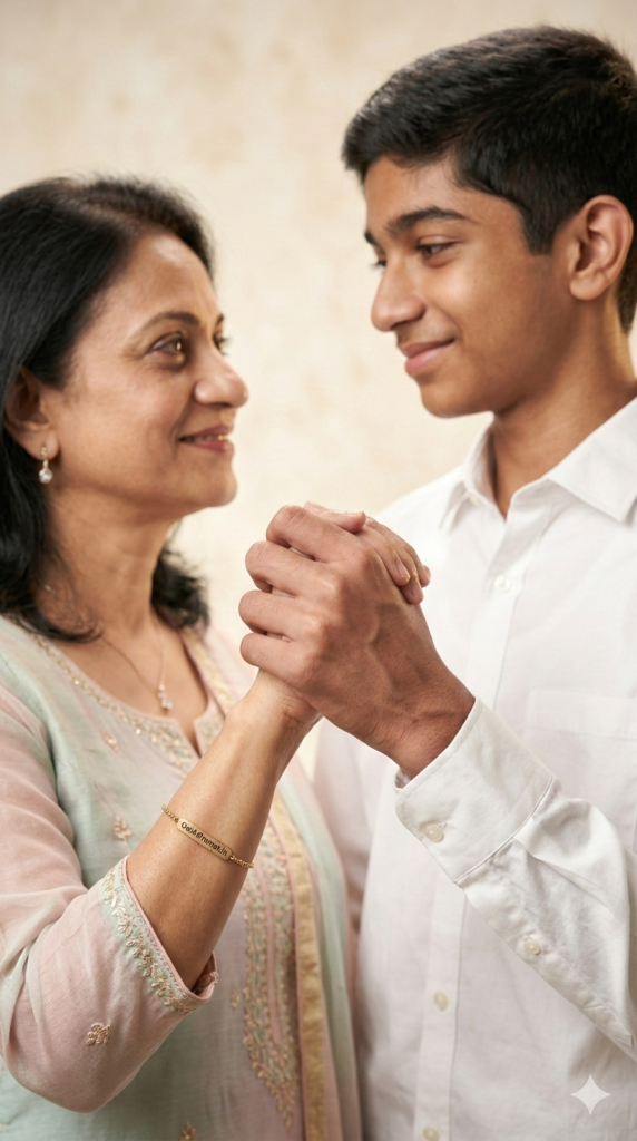 Option 43 Holding Hands Progression Unbreakable Bond AI Mother Son