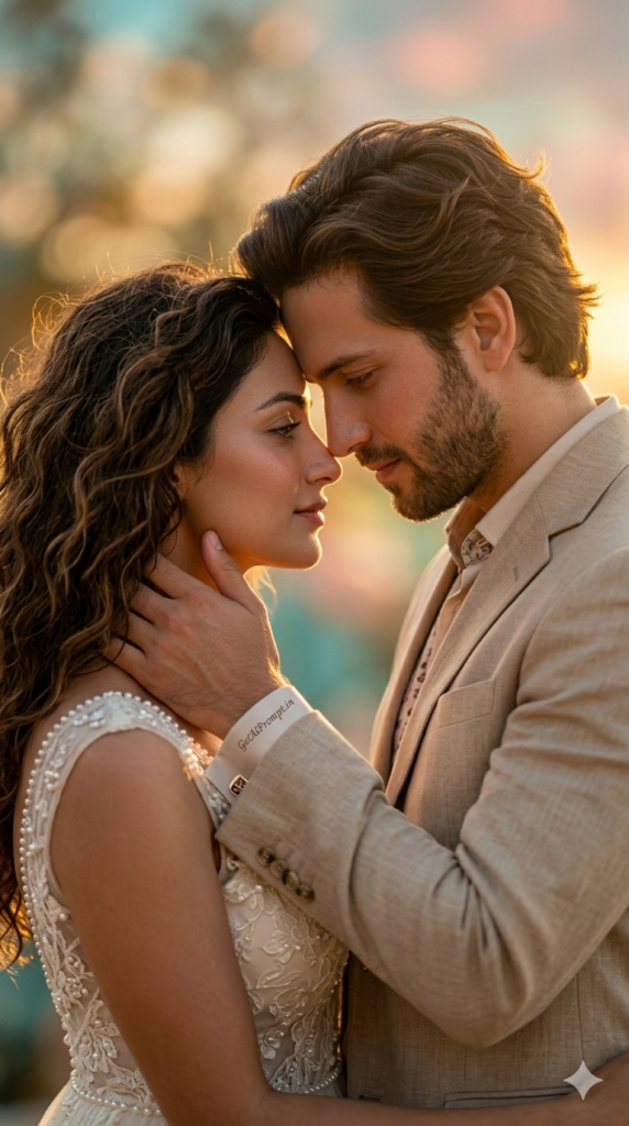 The Soft Forehead Touch Macro Cinematic AI Prompt