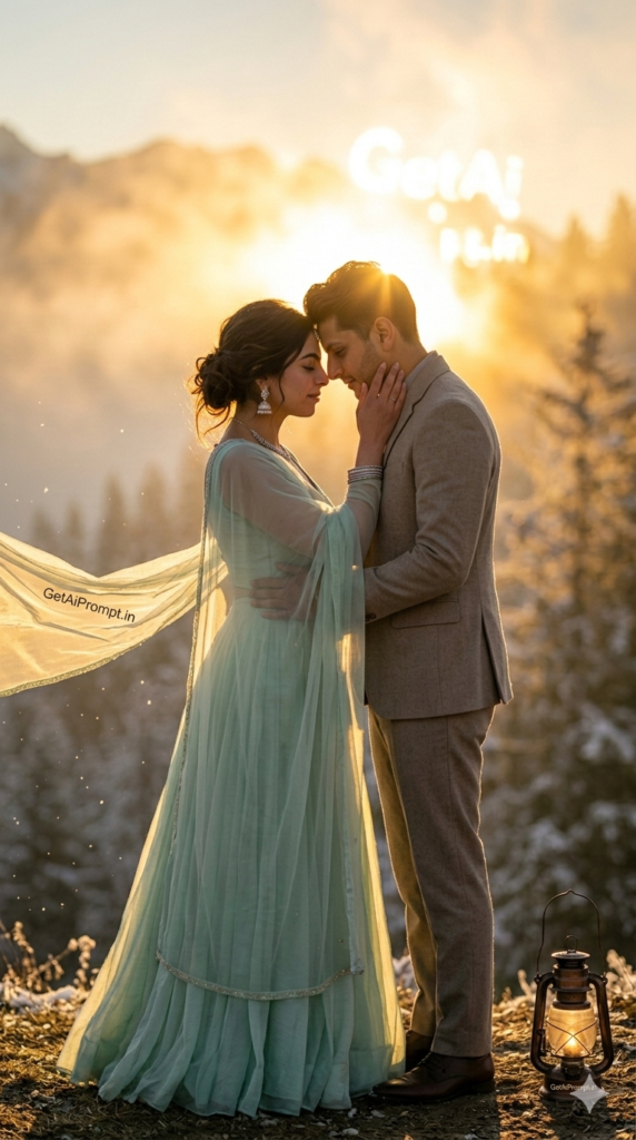 10: Romantic Silhouette - Soft Rim Light Golden Hour Portrait