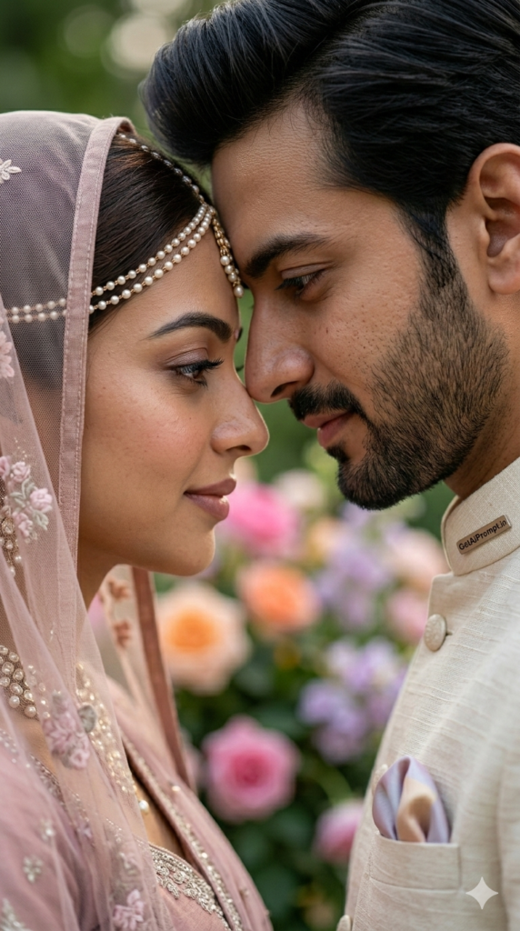 The Forehead Touch Macro Depth AI Photography Portrait Prompt