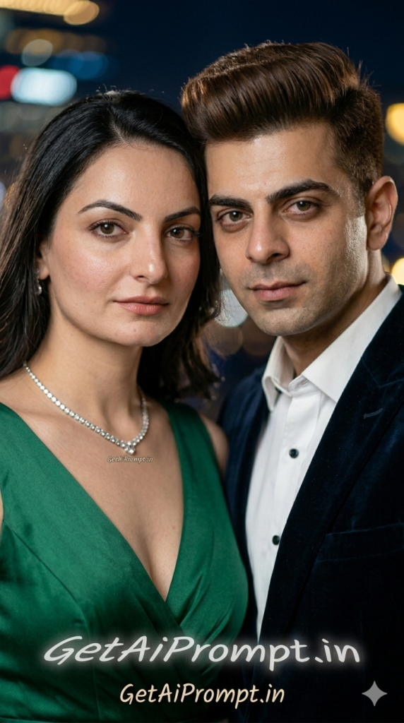 The Ultimate Luxury Beauty Close Up Couple AI Face Match Prompt