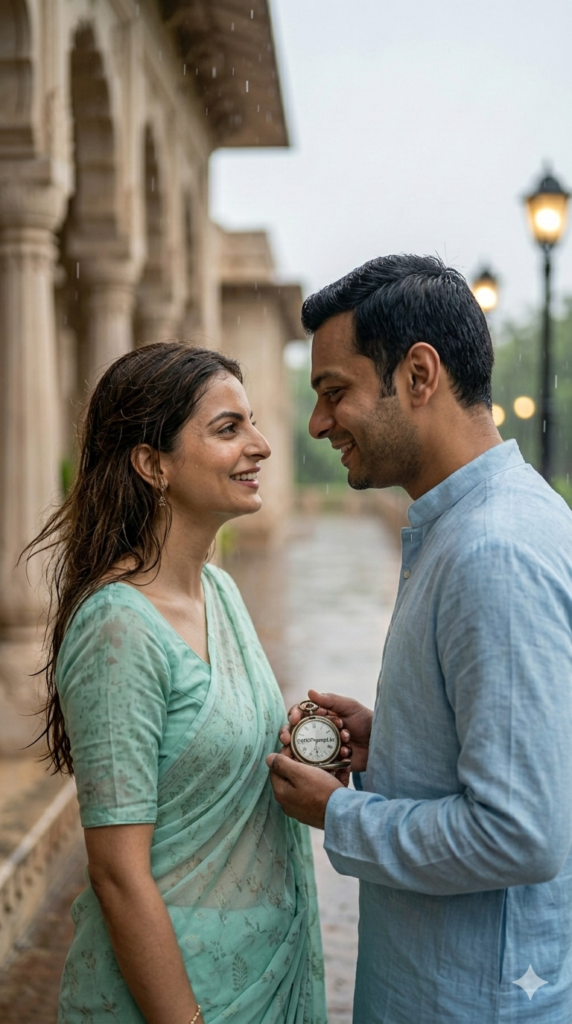 7 The Rain Kissed Candid Conversation High Quality DSLR AI Prompt