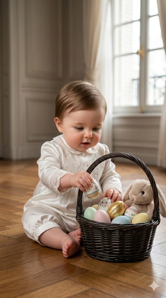 8 The Classic Egg Basket Surprise Fine Art Indoor Baby Portrait