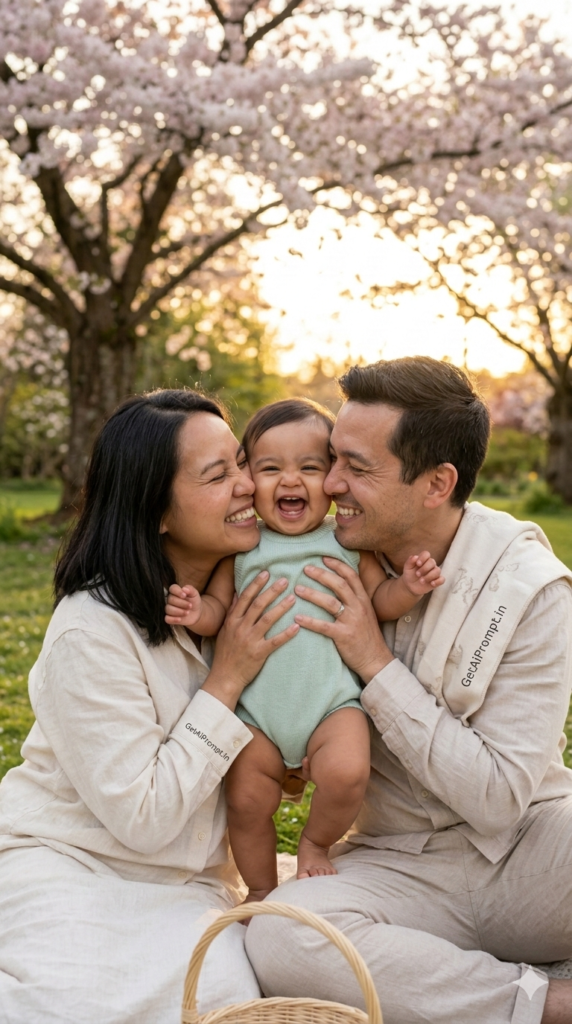 14 The Cinematic Easter Family Hug High End Lifestyle Photography AI