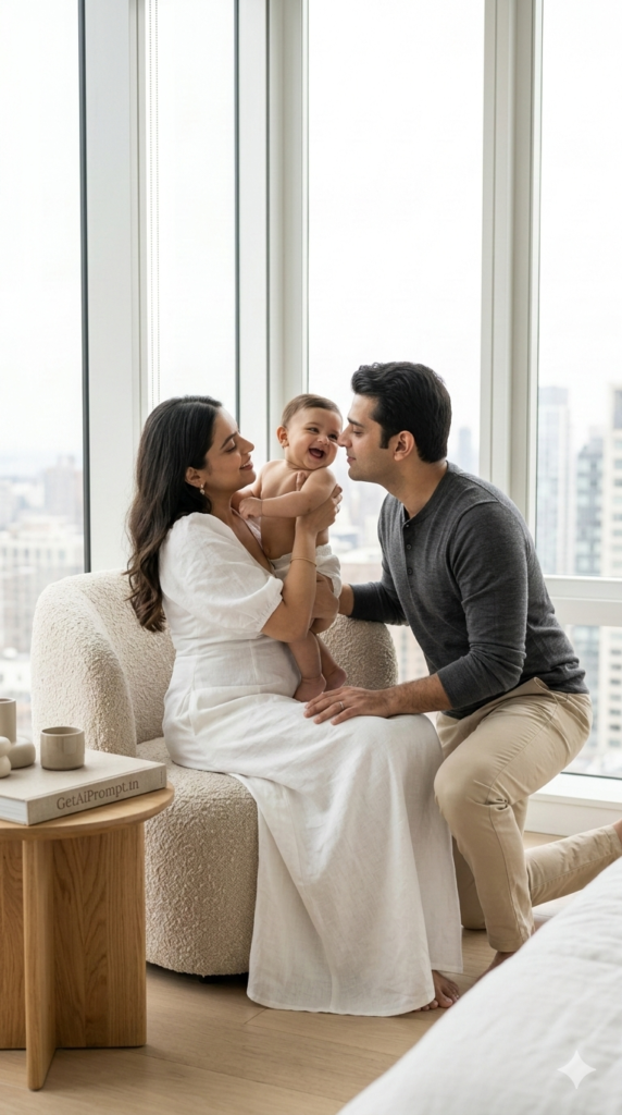 The Urban Luxury Nursery Modern Minimalist Intimacy Portrait