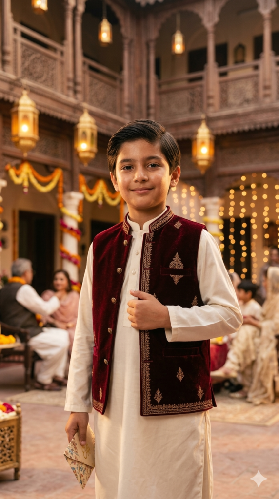 High-End Pakistani Eid Gentleman Kurta Portrait AI Photography