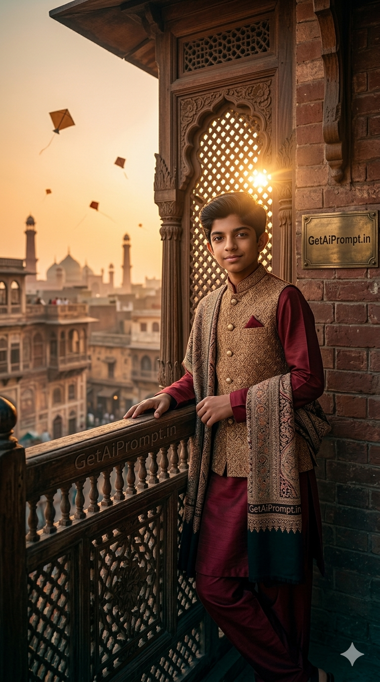 The Heritage Haveli Balcony Portrait Sunset Cinematic