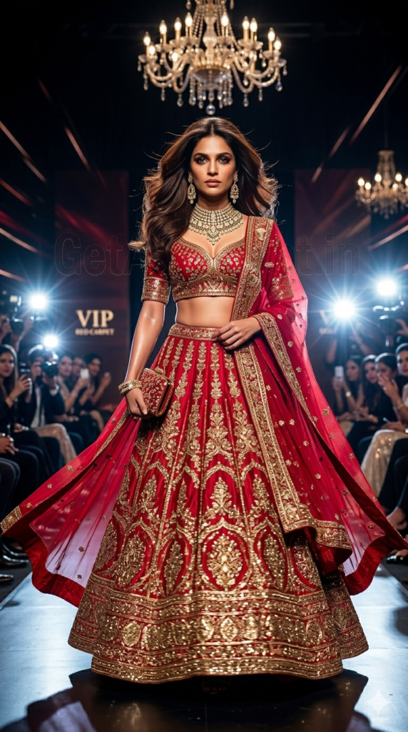 Couture Runway Style Eid Look High Fashion AI Photography