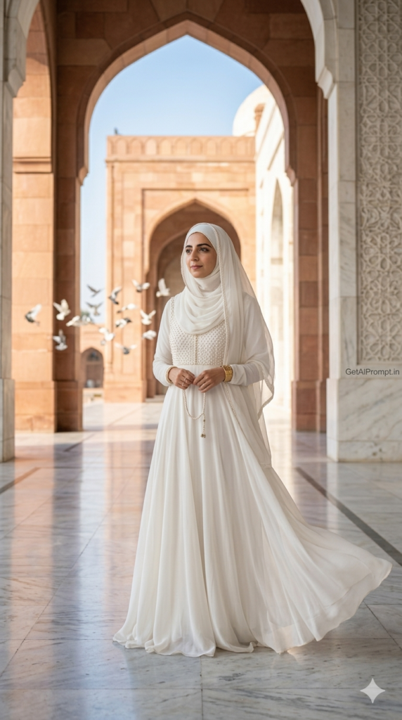 The Grand Architectural Courtyard Modest Luxury AI Photography Prompts