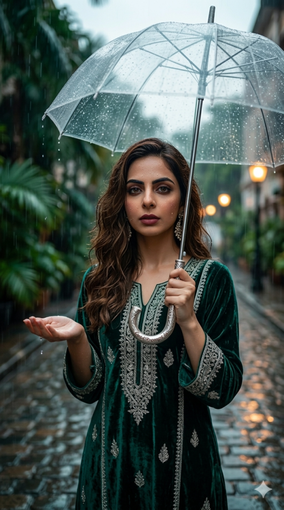 The Cinematic Monsoon Eid Dramatic Rainy Weather AI Photography