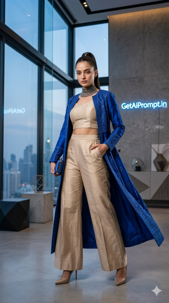 The Indo Western Fusion Co ord Set Modern Chic Trend AI Generation