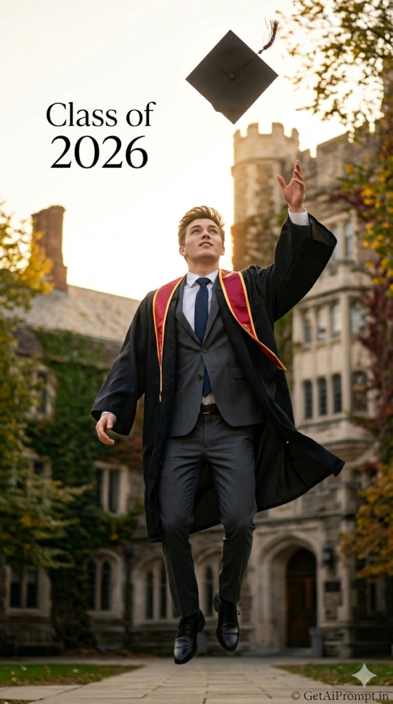 Golden Hour Sunset Cap Toss Hero Shot High End AI Portrait