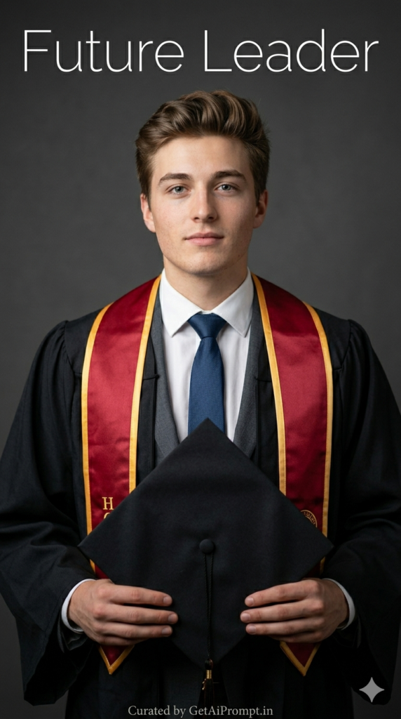 Luxury Minimalist Studio Graduate Portrait Flawless Face Match