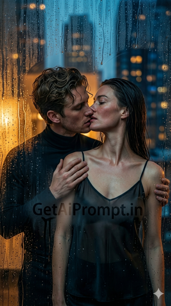 Condensation Window Urban Romance AI Prompt