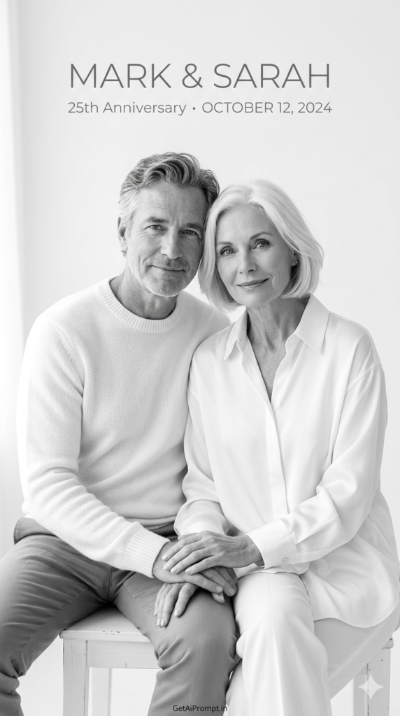The High Key Monochrome Studio Fine Art Minimalist AI Portrait