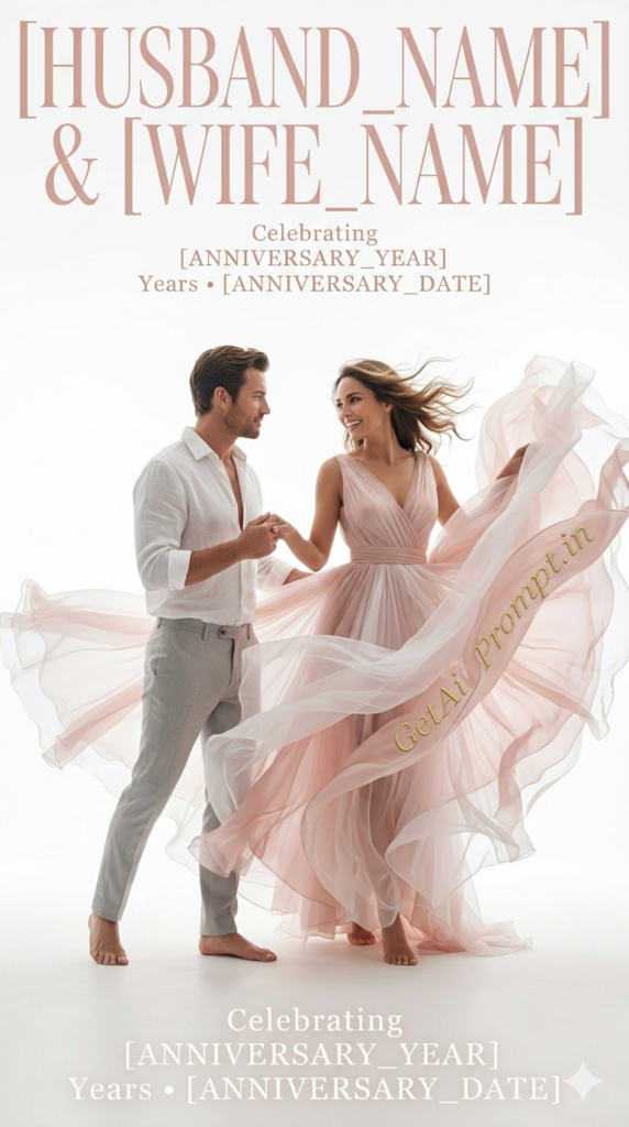 The Ethereal Silk & Wind Studio Dreamlike AI Couple Photography