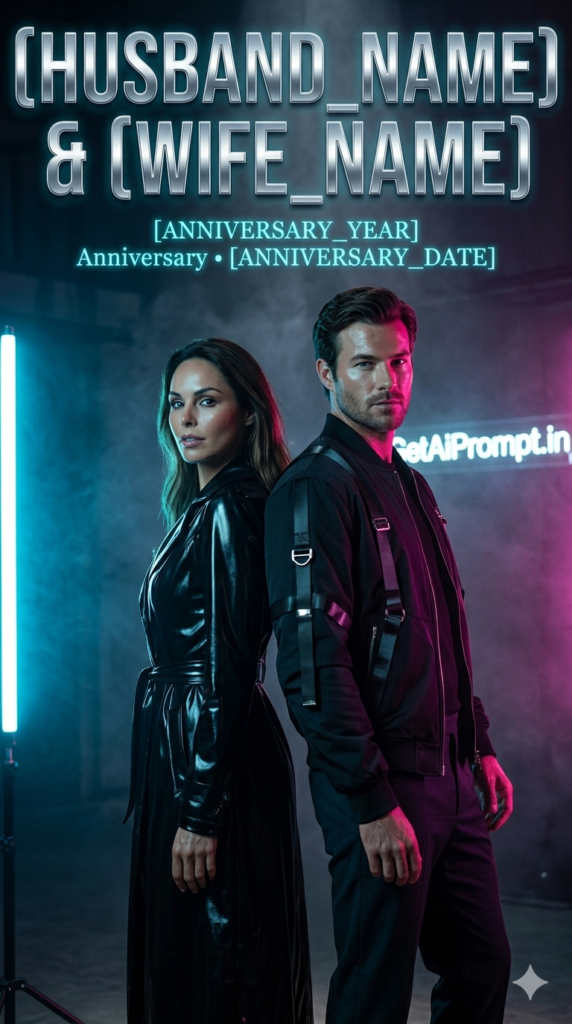 The Modern Gel Lit Creative Studio Cyberpunk Luxury AI Portrait