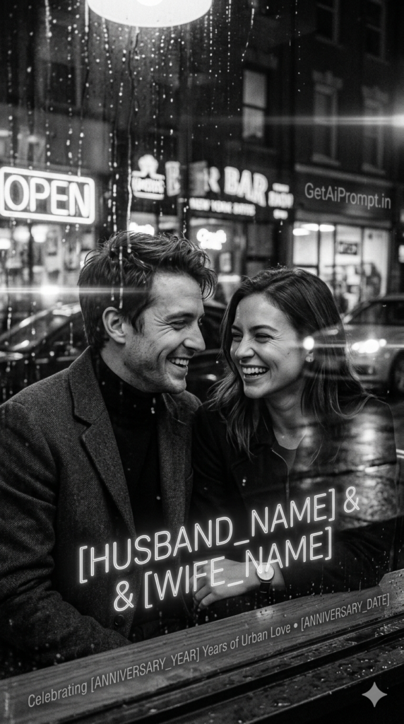 The Urban Candid Street Reflections Cinematic AI Couple Photography