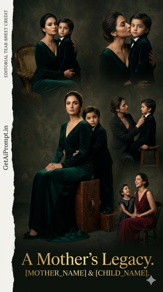 Vanity Fair Glamour Studio Dramatic High Fashion Collage