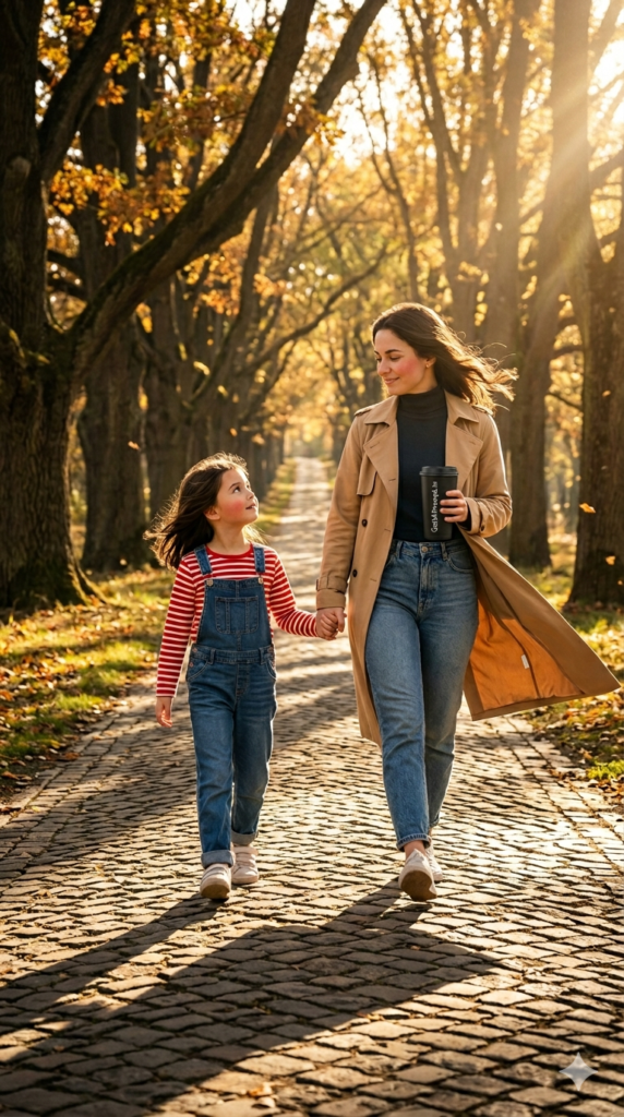 Walking Together Life Journey AI Image Prompt