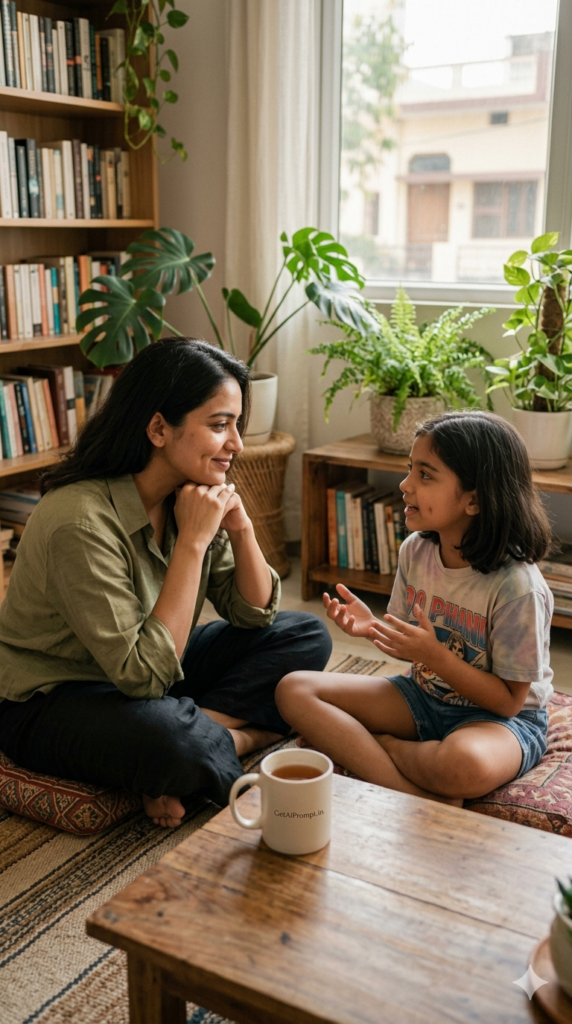 Sitting Conversation Inner Voice AI Prompt