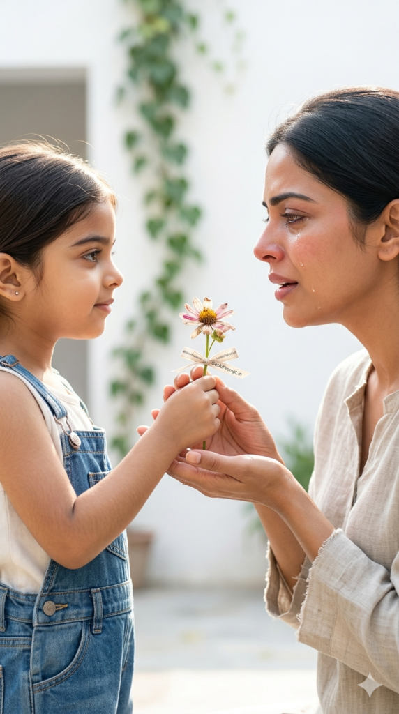 The Forgiveness Exchange Healing Guilt AI Image Prompt