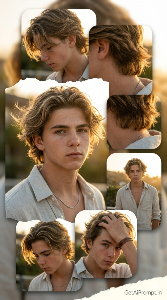 Surfer Flow Long Layered Shag Beach Boy Hairstyle