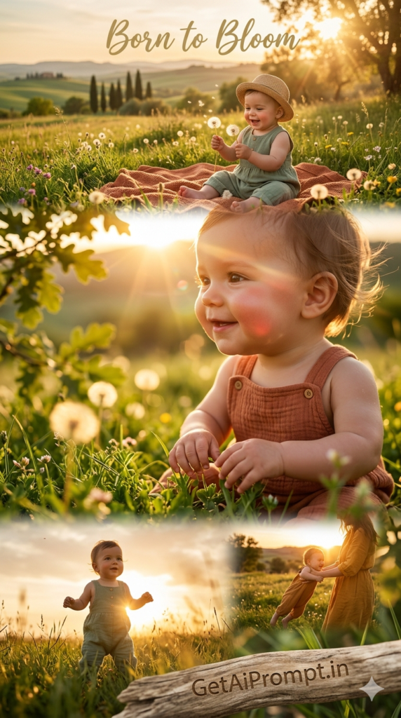 Nature Outdoor Golden Hour Warm Organic Lifestyle AI Portrait