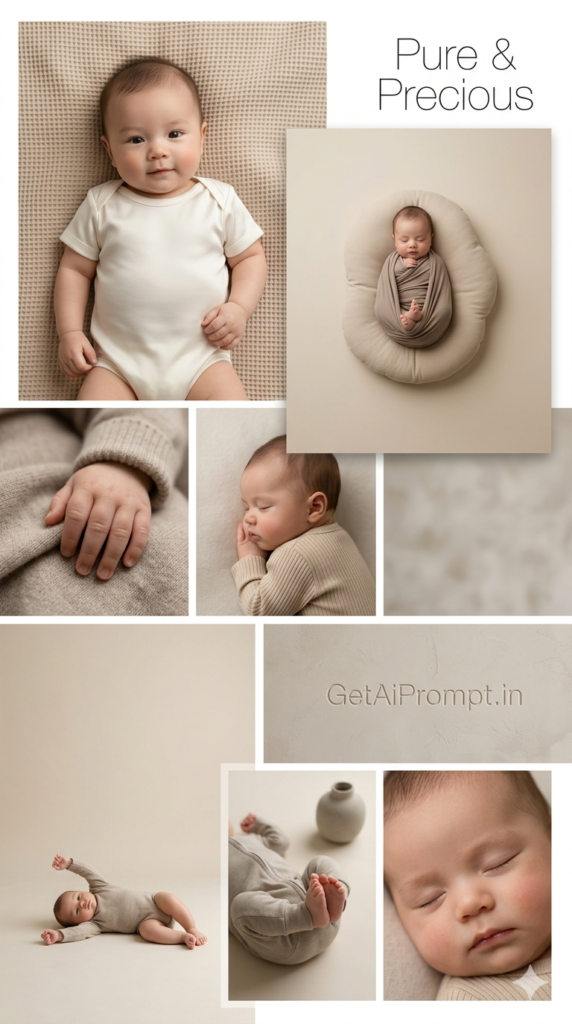 Minimal Beige Luxury Studio Japandi Aesthetic AI Prompt