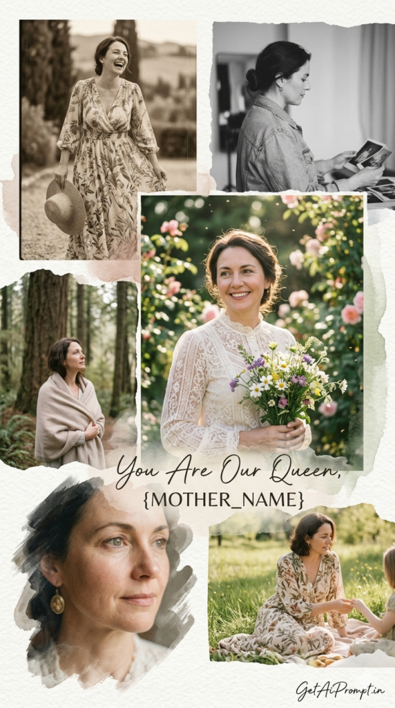 Timeless Watercolor and Vintage Soul AI Face Match Art